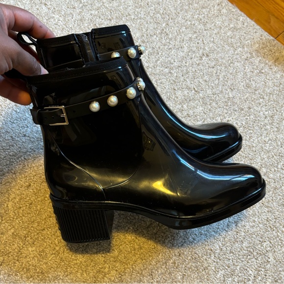 Kate Spade Puddle pearls rain boots  10 - Picture 4 of 10